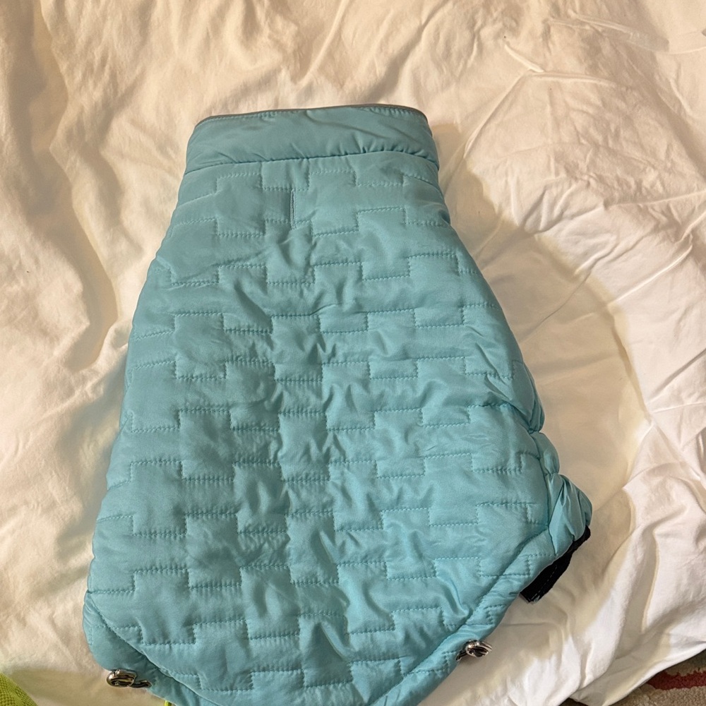 Quilted Blue size large dog coat
